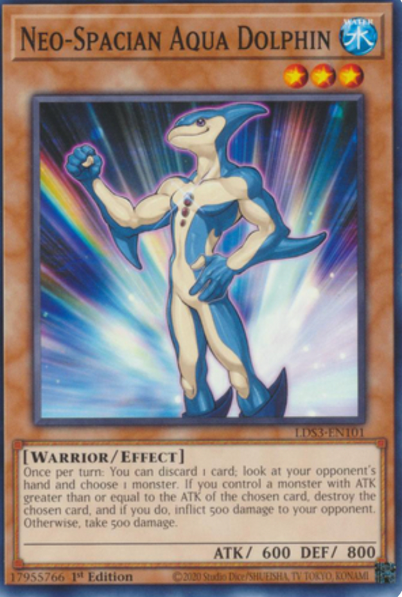 Neo-Spacian Aqua Dolphin - LDS3-EN101 - Common 1st Edition