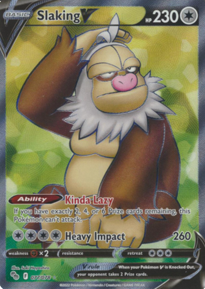 Slaking V - 077/078 - Full Art Ultra Rare – Essential Cards