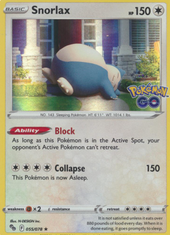 Snorlax - 055/078 - Holo Rare