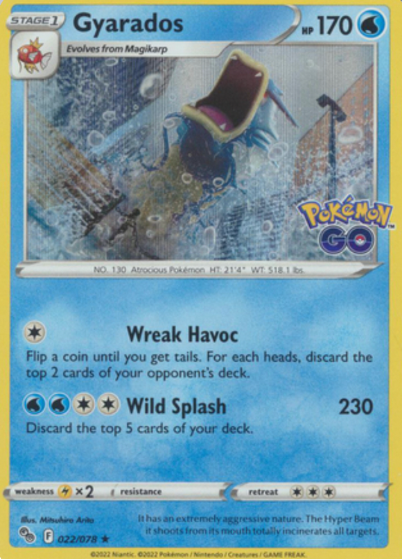 Gyarados - 022/078 - Holo Rare