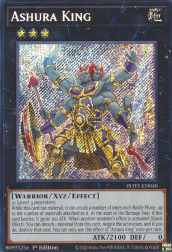 Ashura King - POTE-EN048 - Secret Rare 1st Edition