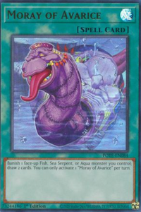 Moray of Avarice - POTE-EN084 - Ultra Rare 1st Edition