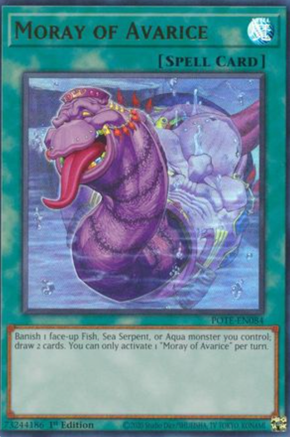 Moray of Avarice - POTE-EN084 - Ultra Rare 1st Edition