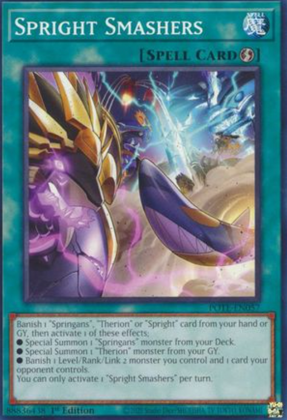 Spright Smashers - POTE-EN057 - Common 1st Edition