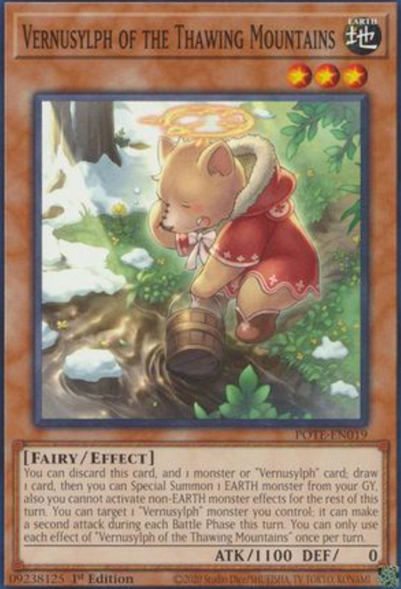 Vernusylph of the Thawing Mountains - POTE-EN019 - Common 1st Edition