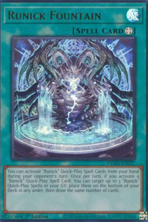 Runick Fountain - TAMA-EN027 - Ultra Rare 1st Edition