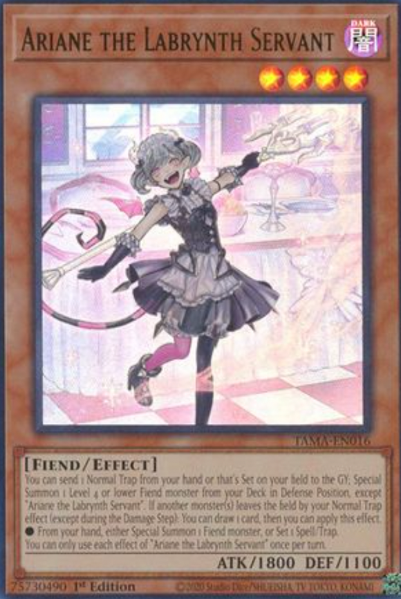 Ariane the Labrynth Servant - TAMA-EN016 - Ultra Rare 1st Edition