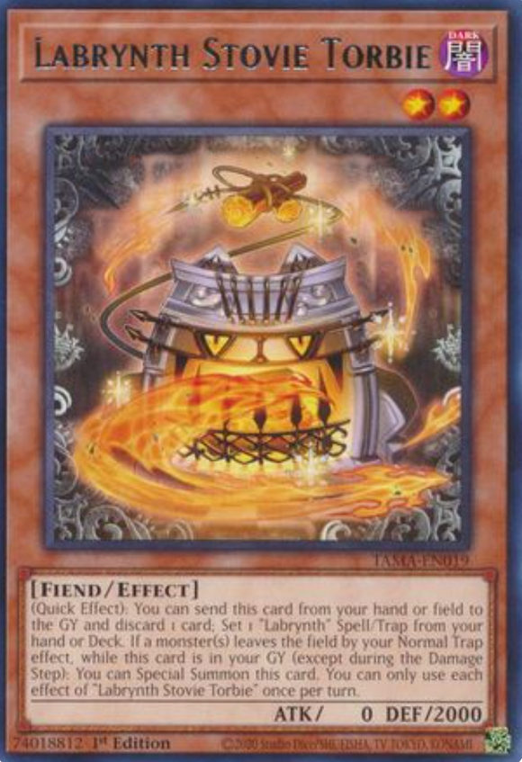 Labrynth Stovie Torbie - TAMA-EN019 - Rare 1st Edition