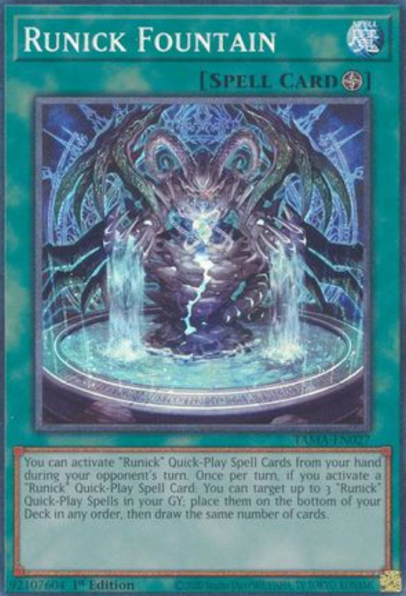 Runick Fountain - TAMA-EN027 - Collector's Rare 1st Edition