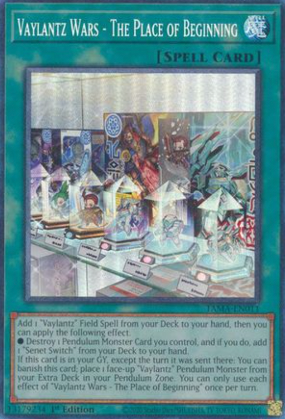Vaylantz Wars - The Place of Beginning - TAMA-EN011 - Collector's Rare 1st Edition