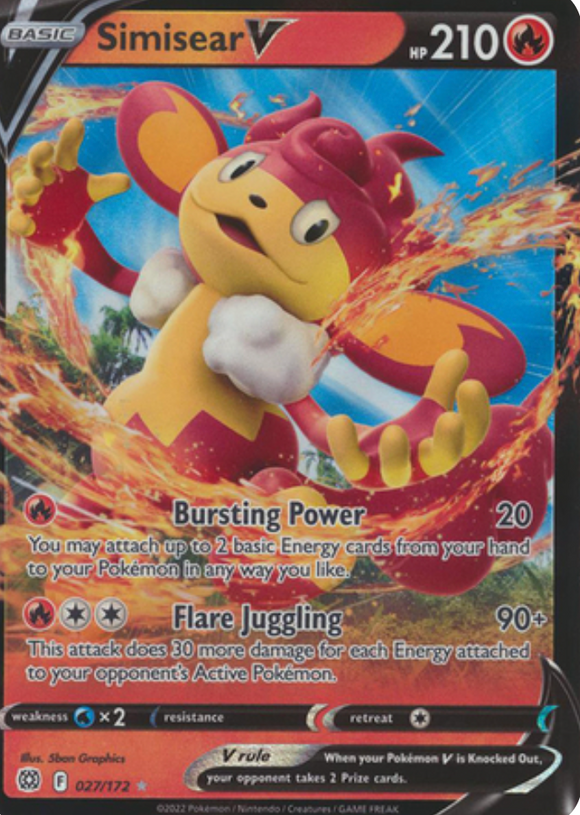 Simisear V - 027/172 - Ultra Rare