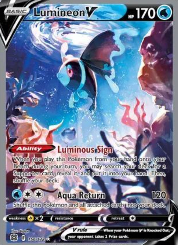 Lumineon V - 156/172 - Alternate Art Ultra Rare