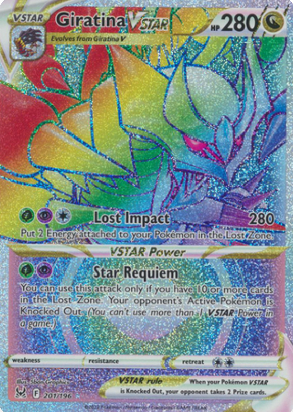 Giratina VSTAR - 201/196 - Hyper Rare