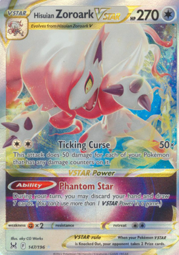 Hisuian Zoroark VSTAR - 147/196 - Ultra Rare