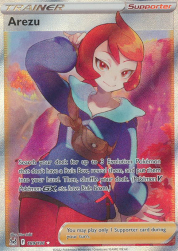 Arezu - 189/196 - Full Art Ultra Rare