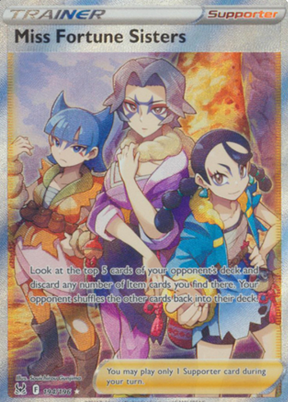 Miss Fortune Sisters - 194/196 - Full Art Ultra Rare