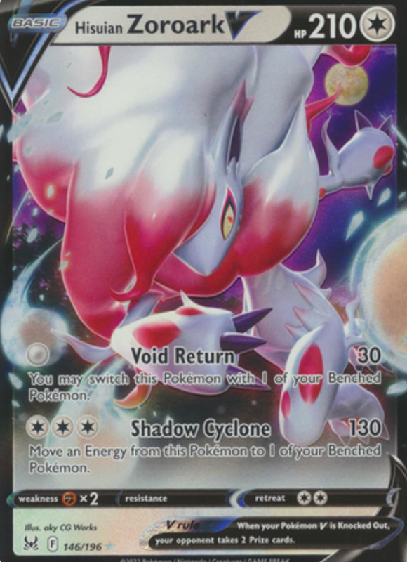 Hisuian Zoroark V - 146/196 - Ultra Rare