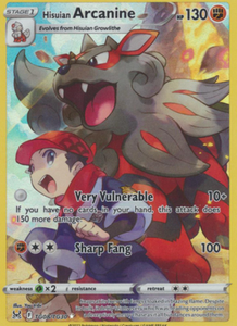 Hisuian Arcanine - TG08/TG30 - Holo Rare