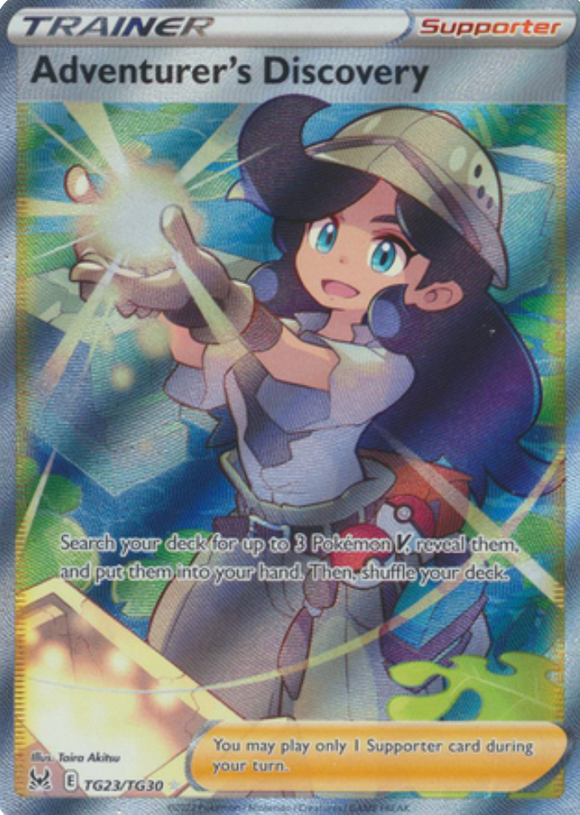Adventurer's Discovery - TG23/TG30 - Full Art Ultra Rare