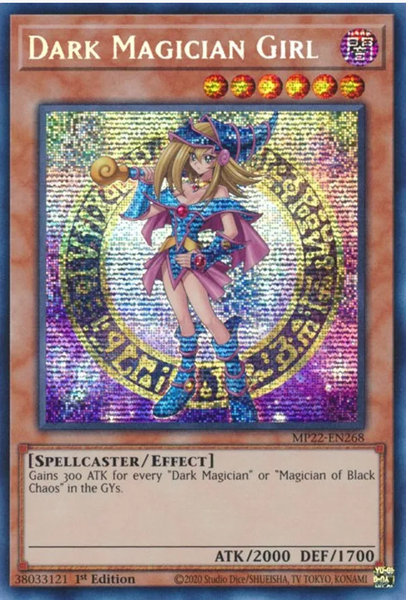 Dark Magician Girl - MP22-EN268 - Prismatic Secret Rare 1st Edition