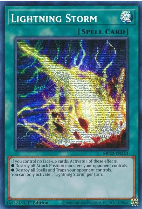 Lightning Storm - MP22-EN253 - Prismatic Secret Rare 1st Edition