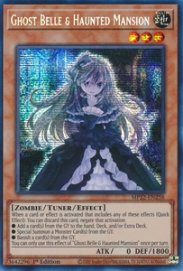 Ghost Belle & Haunted Mansion - MP22-EN258 - Prismatic Secret Rare 1st Edition