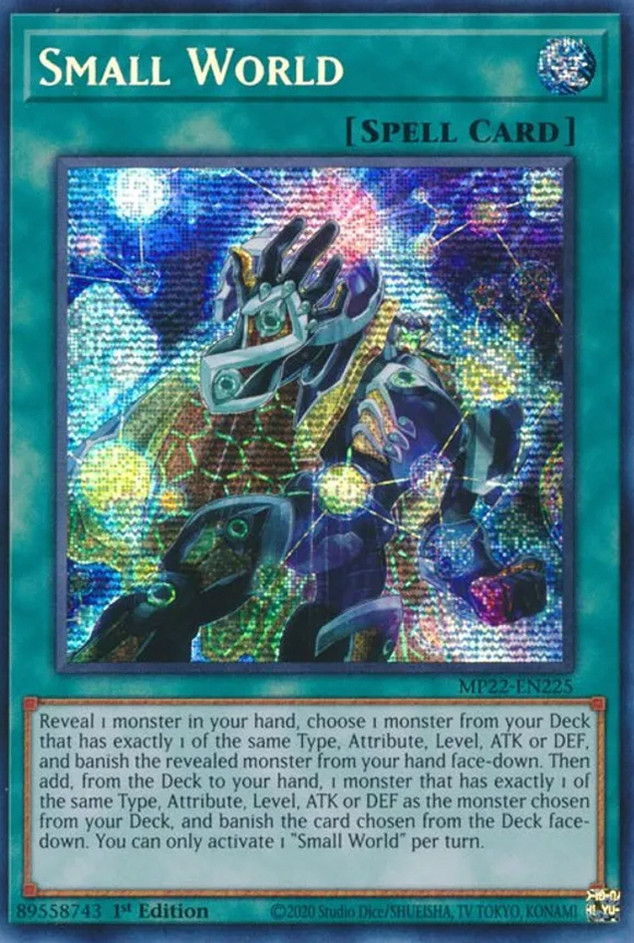 Small World - MP22-EN225 - Prismatic Secret Rare 1st Edition