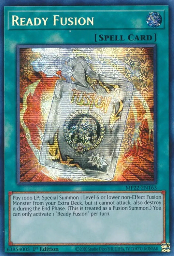 Ready Fusion - MP22-EN163 - Prismatic Secret Rare 1st Edition