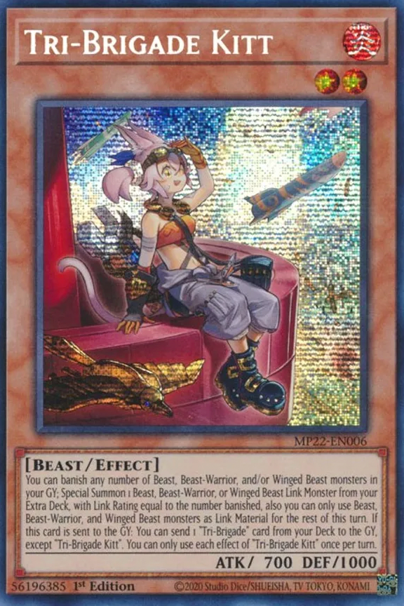 Tri-Brigade Kitt - MP22-EN006 - Prismatic Secret Rare 1st Edition