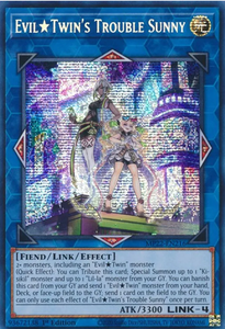 Evil Twin's Trouble Sunny - MP22-EN216 - Prismatic Secret Rare 1st Edition