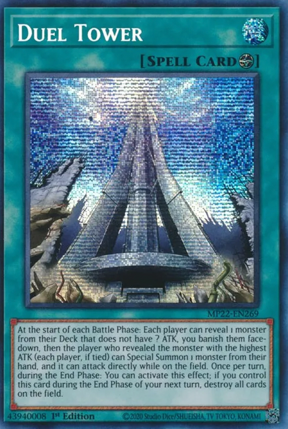Duel Tower - MP22-EN269 - Prismatic Secret Rare 1st Edition