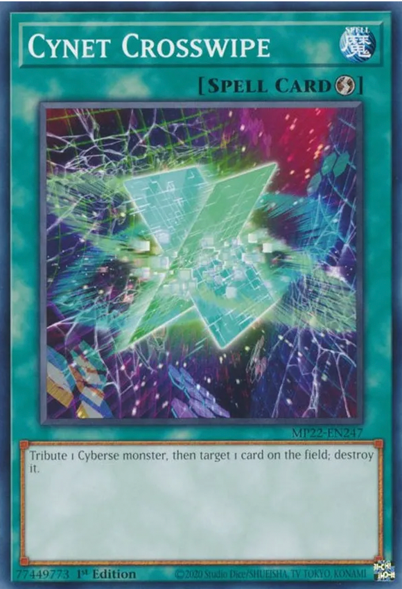 Cynet Crosswipe - MP22-EN247 - Common 1st Edition