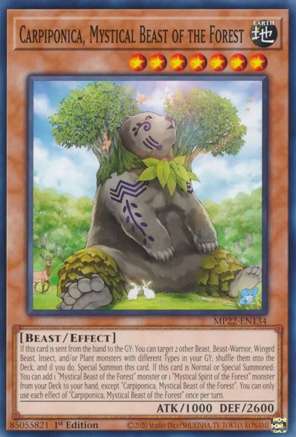 Carpiponica, Mystical Beast of the Forest - MP22-EN134 - Common 1st Edition