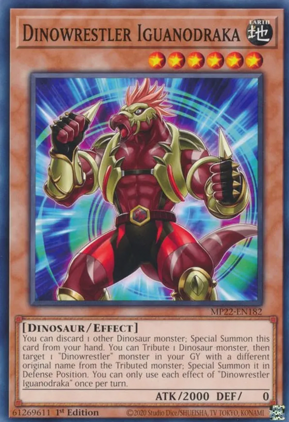 Dinowrestler Iguanodraka - MP22-EN182 - Common 1st Edition