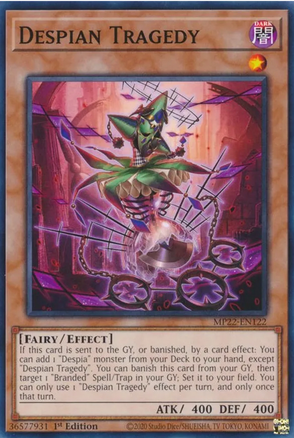 Despian Tragedy - MP22-EN122 - Common 1st Edition