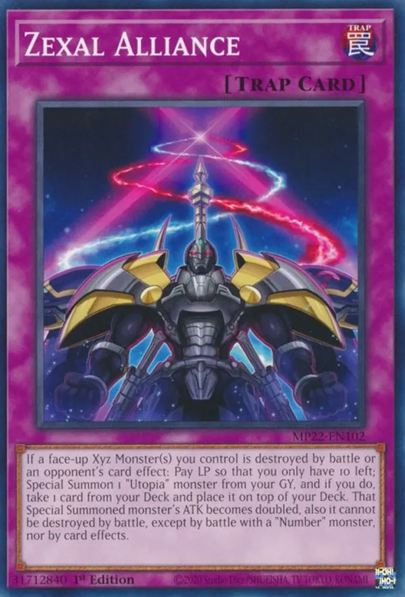 Zexal Alliance - MP22-EN102 - Common 1st Edition