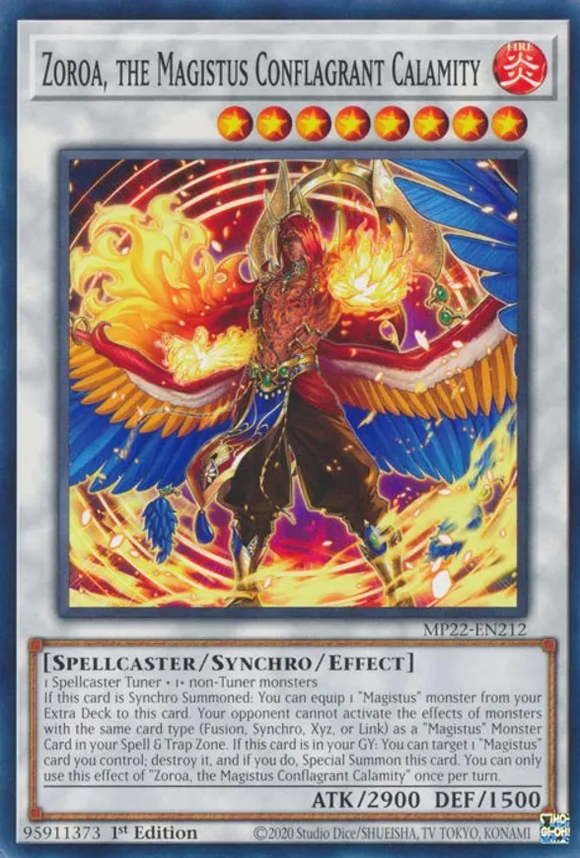 Zoroa, the Magistus Conflagrant Calamity - MP22-EN212 - Common 1st Edition
