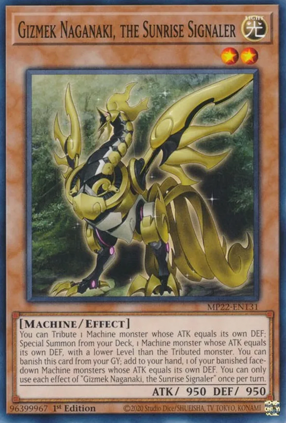 Gizmek Naganaki, the Sunrise Signaler - MP22-EN131 - Common 1st Edition