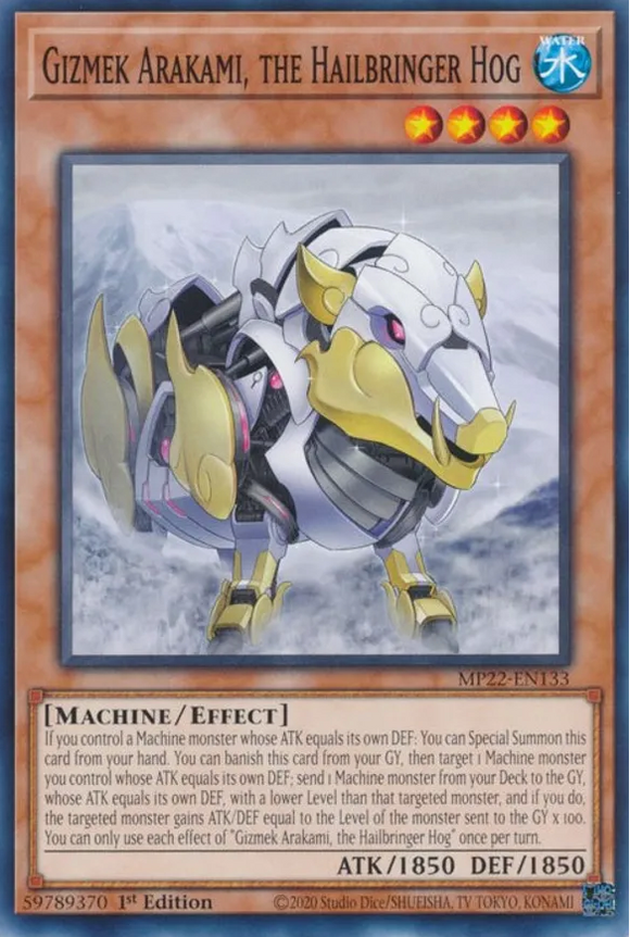Gizmek Arakami, the Hailbringer Hog - MP22-EN133 - Common 1st Edition