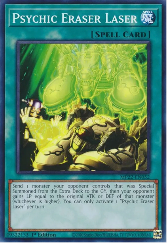 Psychic Eraser Laser - MP22-EN052 - Common 1st Edition