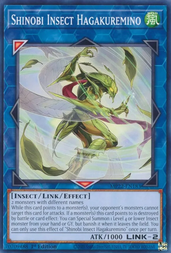Shinobi Insect Hagakuremino - MP22-EN183 - Common 1st Edition