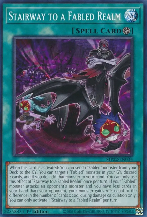 Stairway to a Fabled Realm - MP22-EN034 - Common 1st Edition