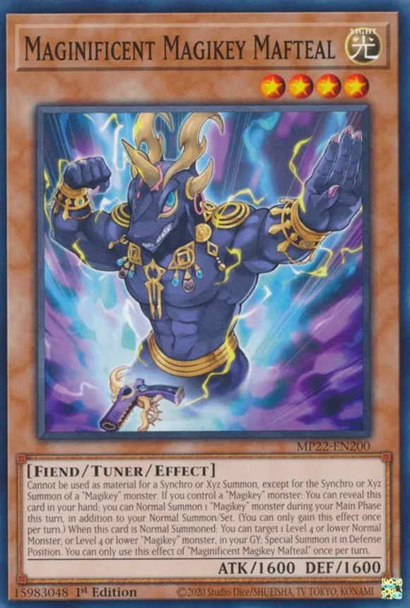 Maginificent Magikey Mafteal - MP22-EN200 - Common 1st Edition