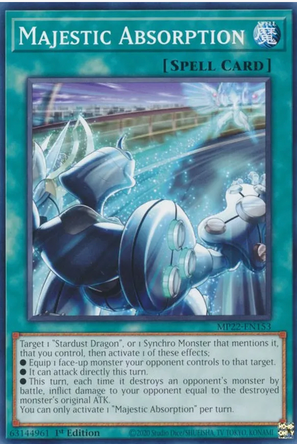 Majestic Absorption - MP22-EN153 - Common 1st Edition