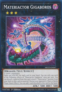 Materiactor Gigaboros - MP22-EN047 - Common 1st Edition