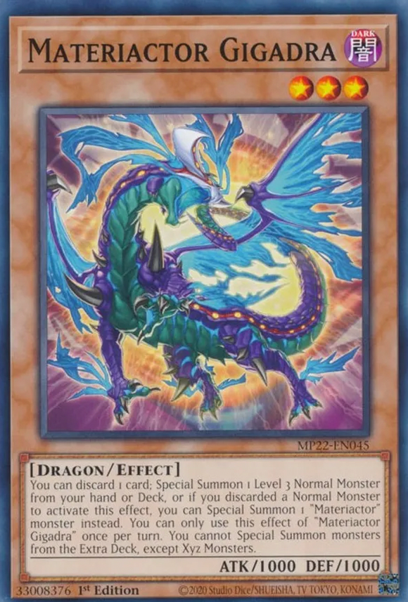 Materiactor Gigadra - MP22-EN045 - Common 1st Edition