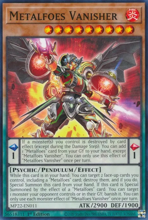 Metalfoes Vanisher - MP22-EN011 - Common 1st Edition