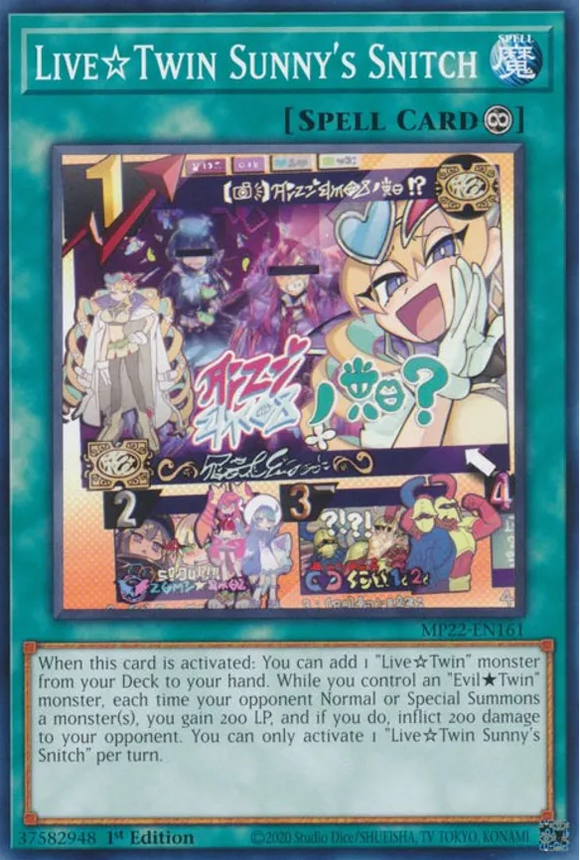 Live Twin Sunny's Snitch - MP22-EN161 - Common 1st Edition