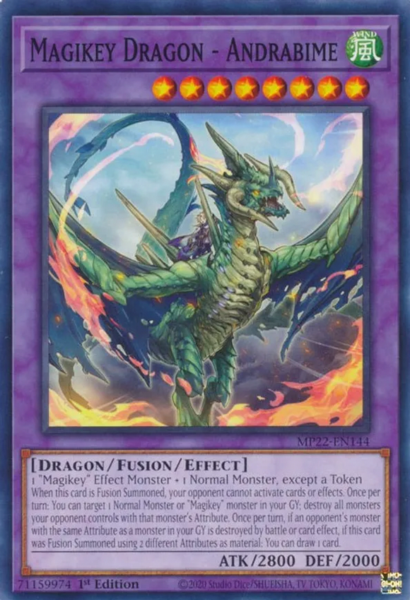 Magikey Dragon - Andrabime - MP22-EN144 - Common 1st Edition