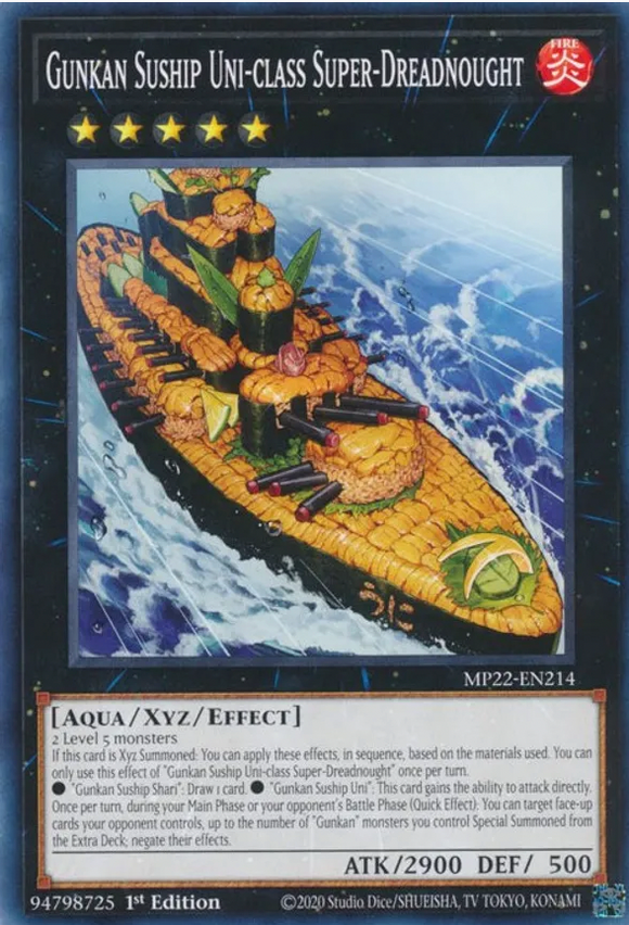 Gunkan Suship Uni-class Super-Dreadnought - MP22-EN214 - Common 1st Edition
